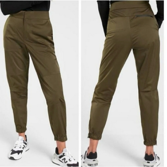 Athleta Radiant Olive Green Jogger - Picture 2 of 9